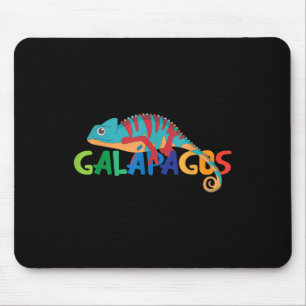 Galapagos Islands Summer Colourful Chameleon Exoti Mouse Mat