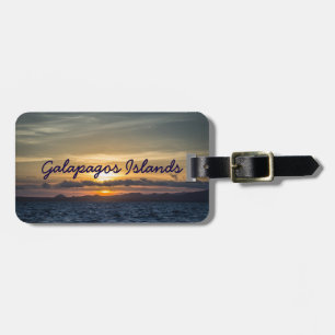 Galapagos Islands Sunset Luggage Tag