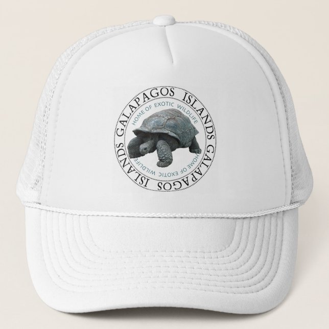 Galapagos Islands Tortoise Trucker Hat (Front)