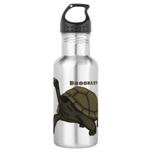 Galapagos land tortoise illustration 532 ml water bottle