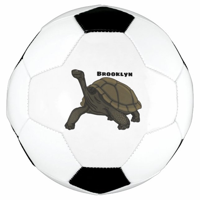 Galapagos land tortoise illustration football (Front)