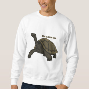 Galapagos land tortoise illustration sweatshirt