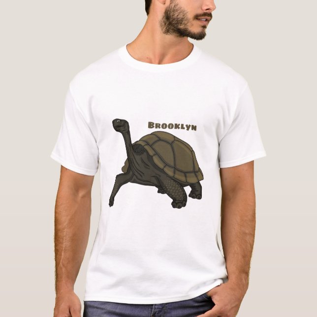 Galapagos land tortoise illustration  T-Shirt (Front)