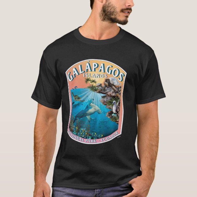 Galapagos National Park Ecuador Ocean Reserve Keep T-Shirt (Front)