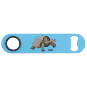 Galapagos tortoise cartoon illustration