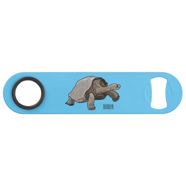 Galapagos tortoise cartoon illustration (Front (Horizontal))