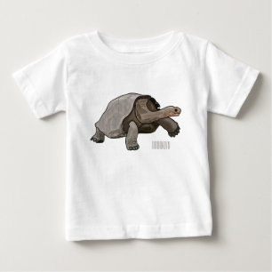 Galapagos tortoise cartoon illustration baby T-Shirt
