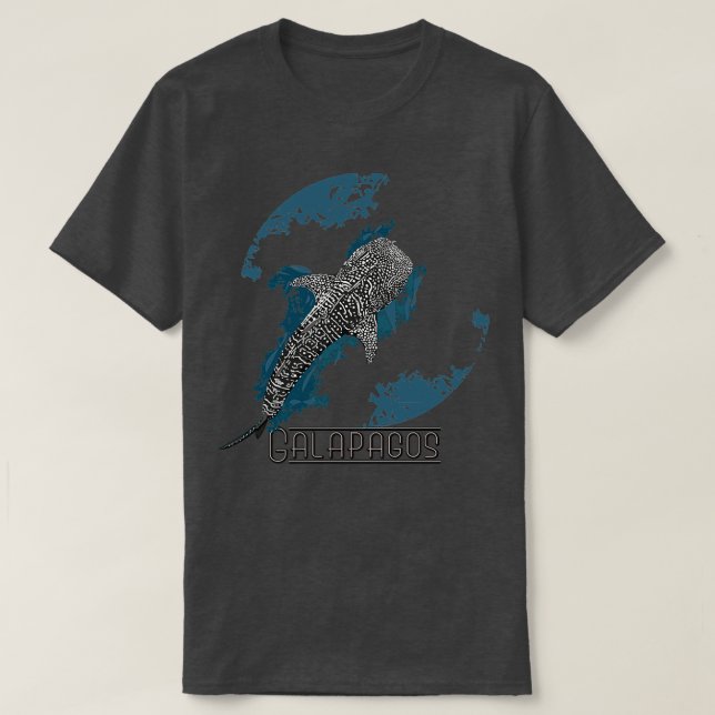 Galapagos Whale Shark T-Shirt (Design Front)