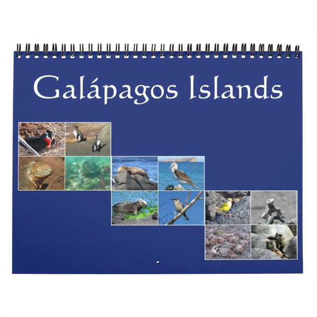 galapagos wildlife 2027 calendar (Cover)