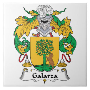 Galarza Family Crest Tile