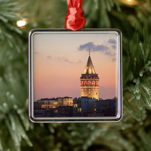 Galata Tower, Istanbul Metal Tree Decoration (Tree)