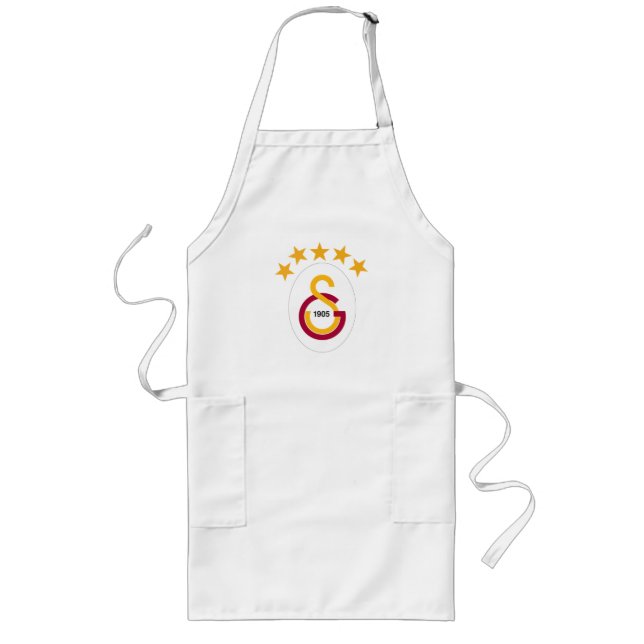 Galatasaray 2025 Championship Design – 5-Star Embl Long Apron (Front)