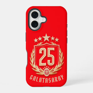Galatasaray 2025 Championship Poster iPhone 16 Case