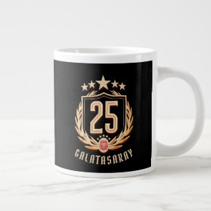 Galatasaray 2025 Championship Poster Large Coffee Mug