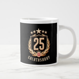 Galatasaray 2025 Championship Poster Large Coffee Mug