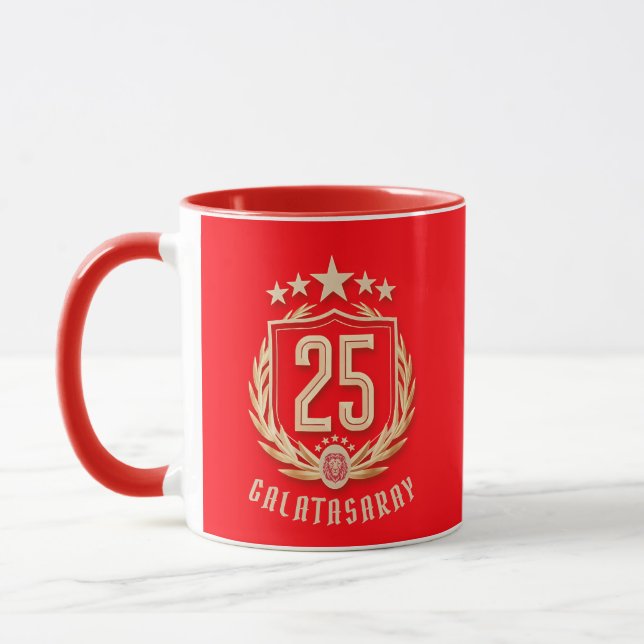 Galatasaray 2025 Championship Poster Mug (Left)