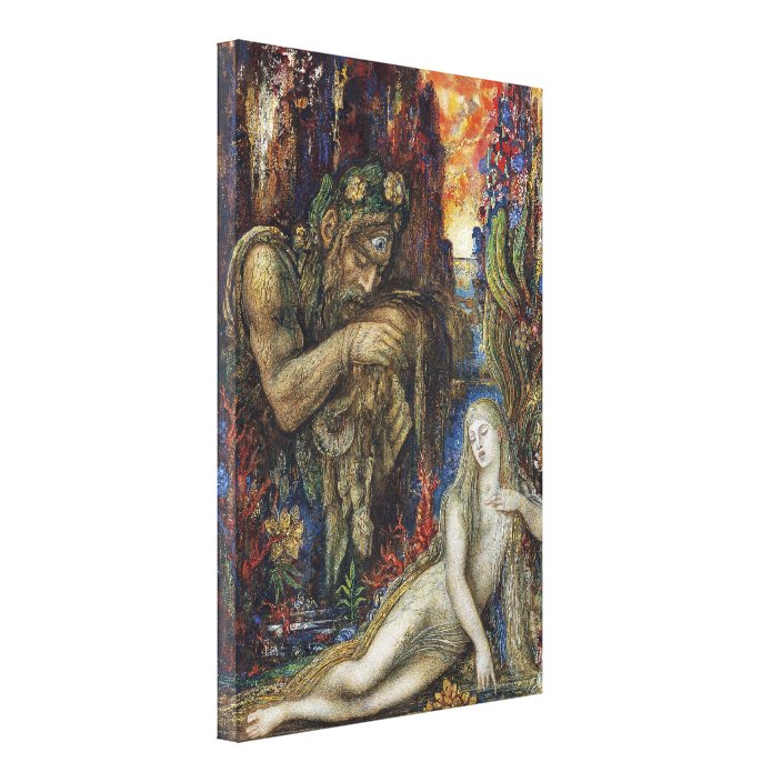 Galatea by Gustave Moreau Canvas Print Zazzle.co.uk