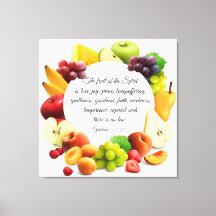 Galatians 5:22-23  canvas print