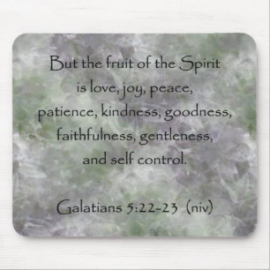 Galatians 5:22-23 ~ Fruit of the Spirit Mouse Mat