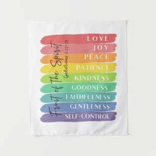 Galatians 5:22-23 Fruit of the Spirit Tapestry
