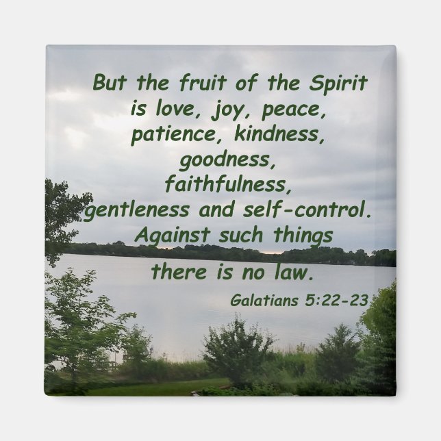Galatians 5:22-23 magnet (Front)