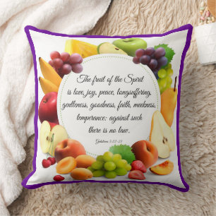 Galatians 5:22-23 Poster Cushion