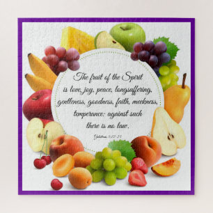 Galatians 5:22-23 Poster Jigsaw Puzzle