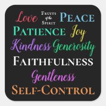 Galatians 5:22-23 Stickers