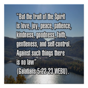 Galatians 5:22-23 WEBU Poster