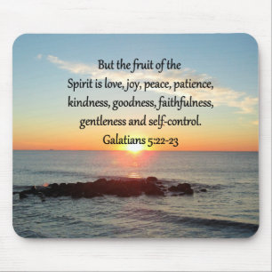GALATIANS 5 FRUITS OF THE SPIRIT MOUSE MAT