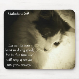 Galatians 6:9 Don't Grow Weary of Doing Good Mouse Mat