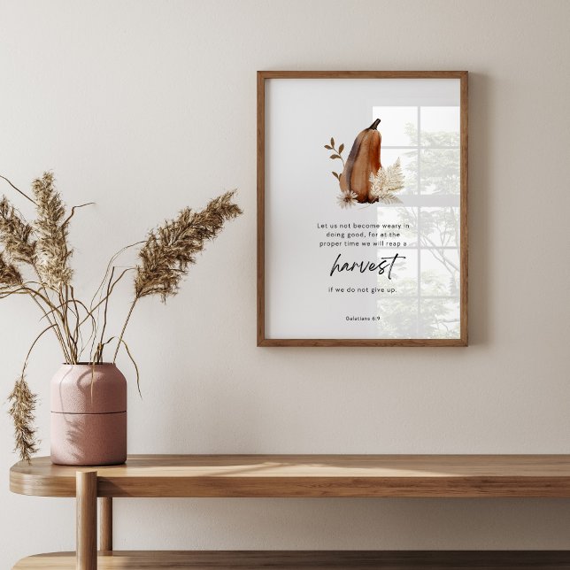 "Galatians 6:9 - Harvest of Patience Wall Art (Creator Uploaded)