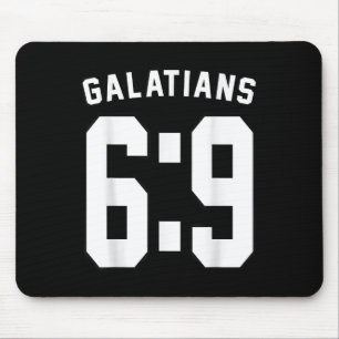Galatians 6_9 Sports Jersey Christian Motivation A Mouse Mat