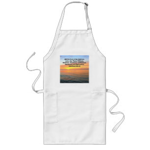 GALATIANS FRUIT OF THE SPIRIT BIBLE VERSE LONG APRON