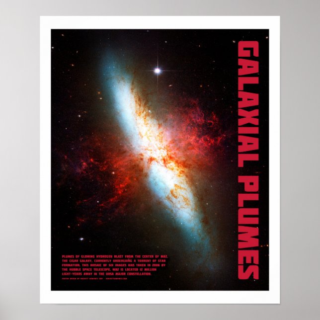 Galaxial Plumes Poster (Front)