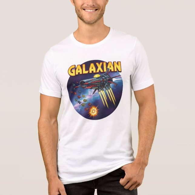 Galaxian T-Shirt Tri-Blend Shirt (Front)