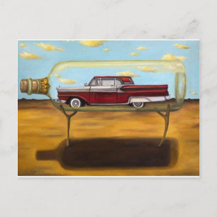 Galaxie In A Bottle Postcard