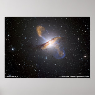 Galaxies Colliding Poster