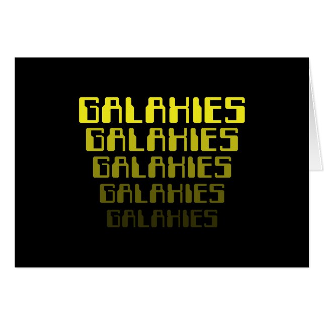GALAXIES GALAXIES GALAXIES GALAXIES GALAXIES (Front Horizontal)