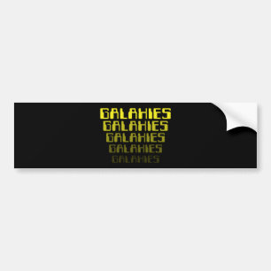 GALAXIES GALAXIES GALAXIES GALAXIES GALAXIES BUMPER STICKER