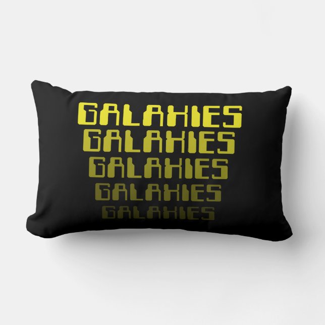 GALAXIES GALAXIES GALAXIES GALAXIES GALAXIES LUMBAR CUSHION (Front)