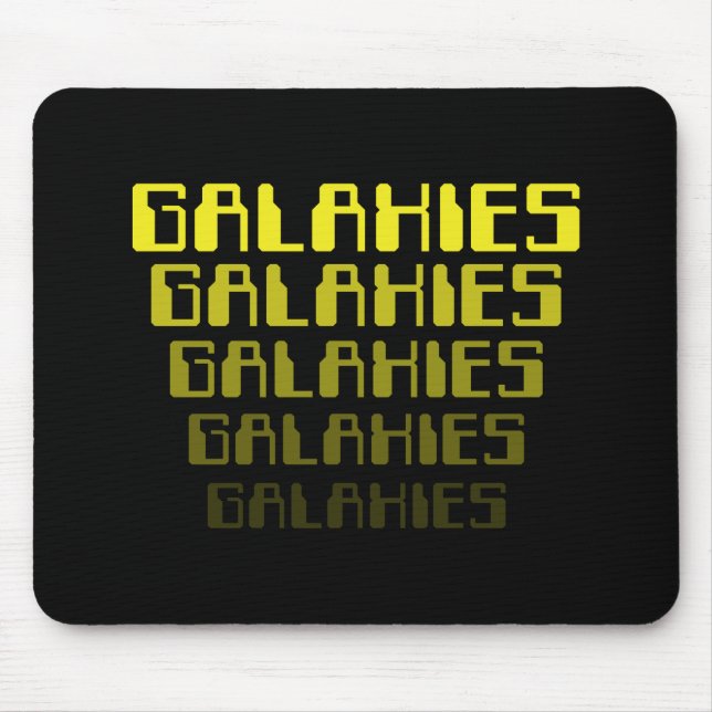 GALAXIES GALAXIES GALAXIES GALAXIES GALAXIES MOUSE MAT (Front)