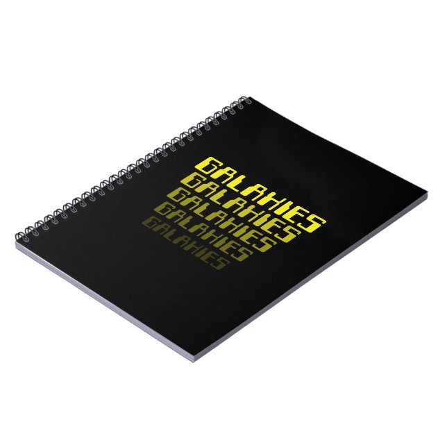 GALAXIES GALAXIES GALAXIES GALAXIES GALAXIES NOTEBOOK (Left Side)