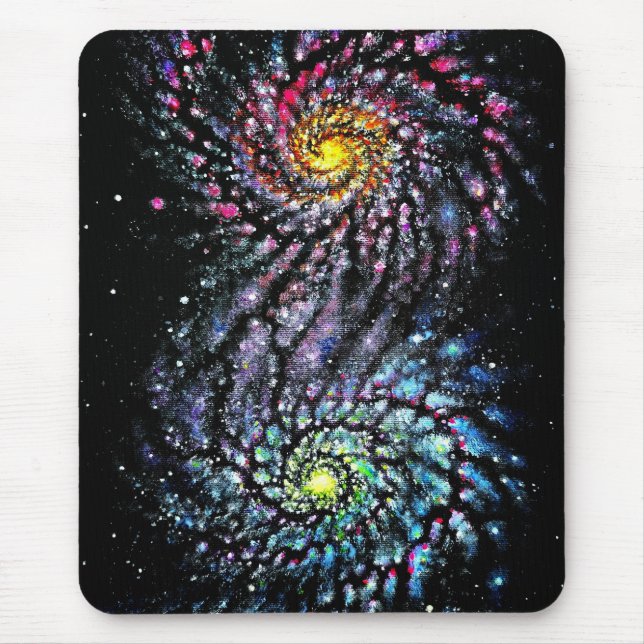 Galaxies Mouse Mat (Front)