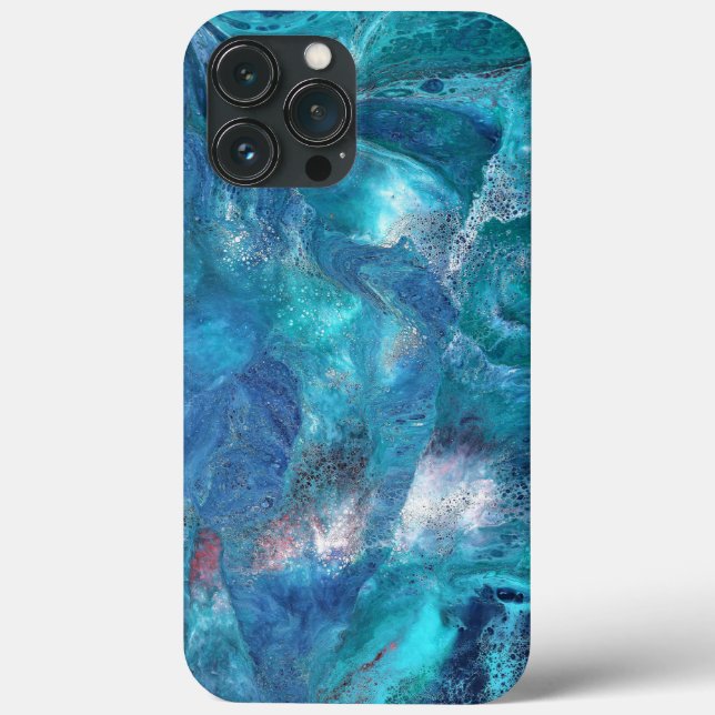 Galaxy 3 Soft Blue Abstract Phone Case (Back)