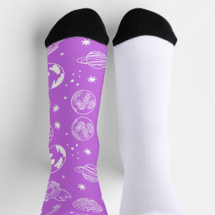 Galaxy Adventure - Cosmic Socks with Planets