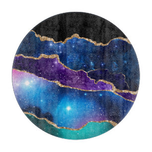 Galaxy Agate Series Design 13 Cutting Board