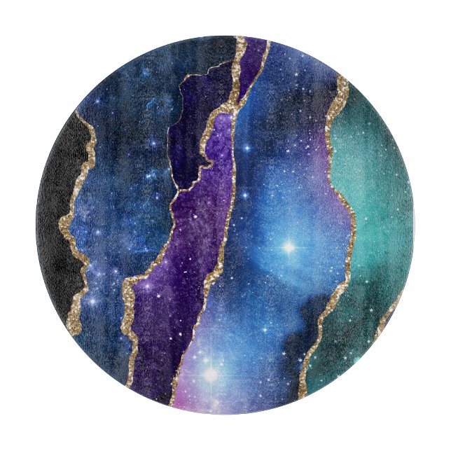Galaxy Agate Series Design 13  Cutting Board (Front)