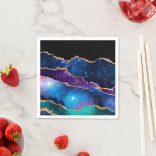 Galaxy Agate Series Design 13  Napkin