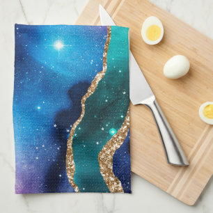 Galaxy Agate Series Design 13 Tea Towel